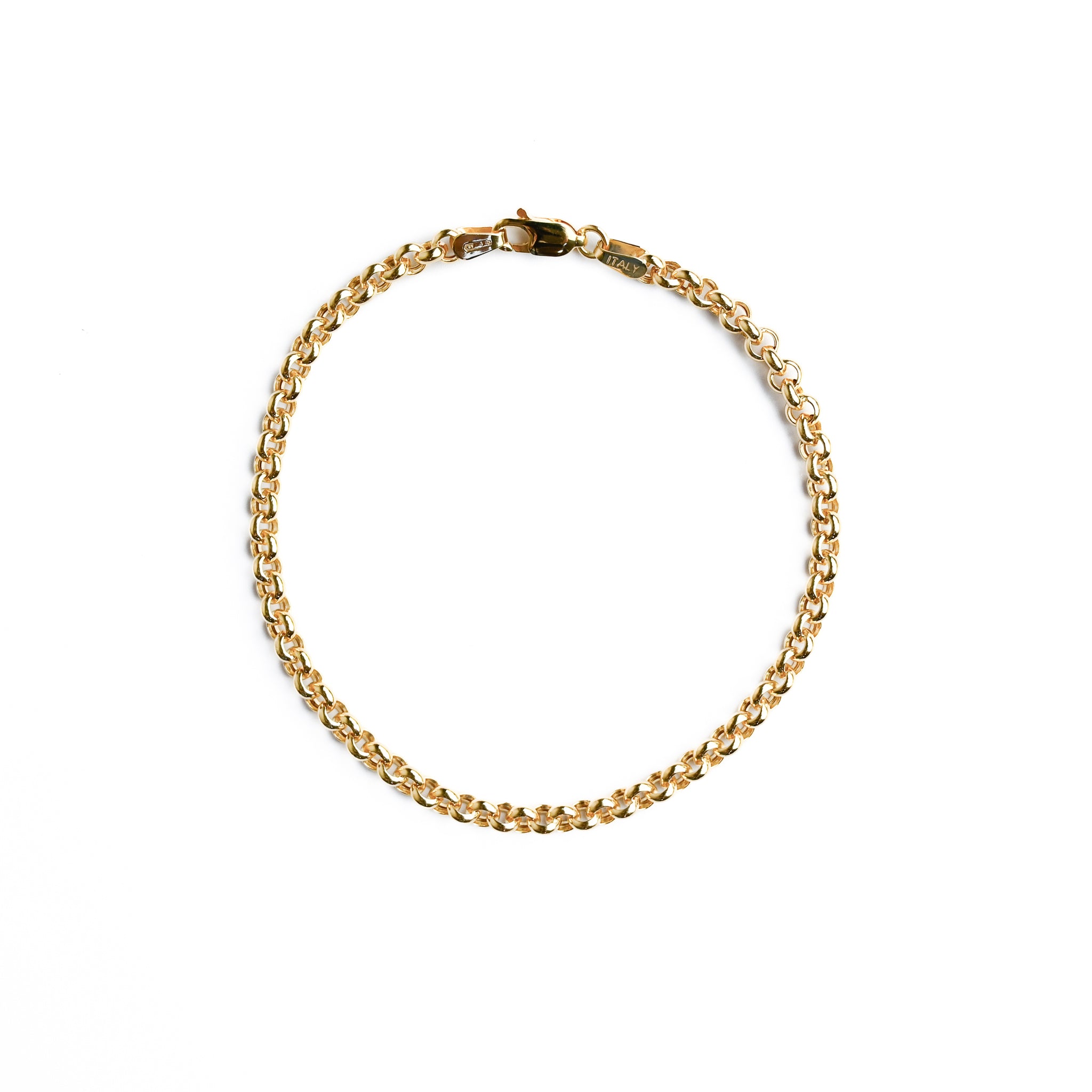 10kt Medium Rolo Bracelet