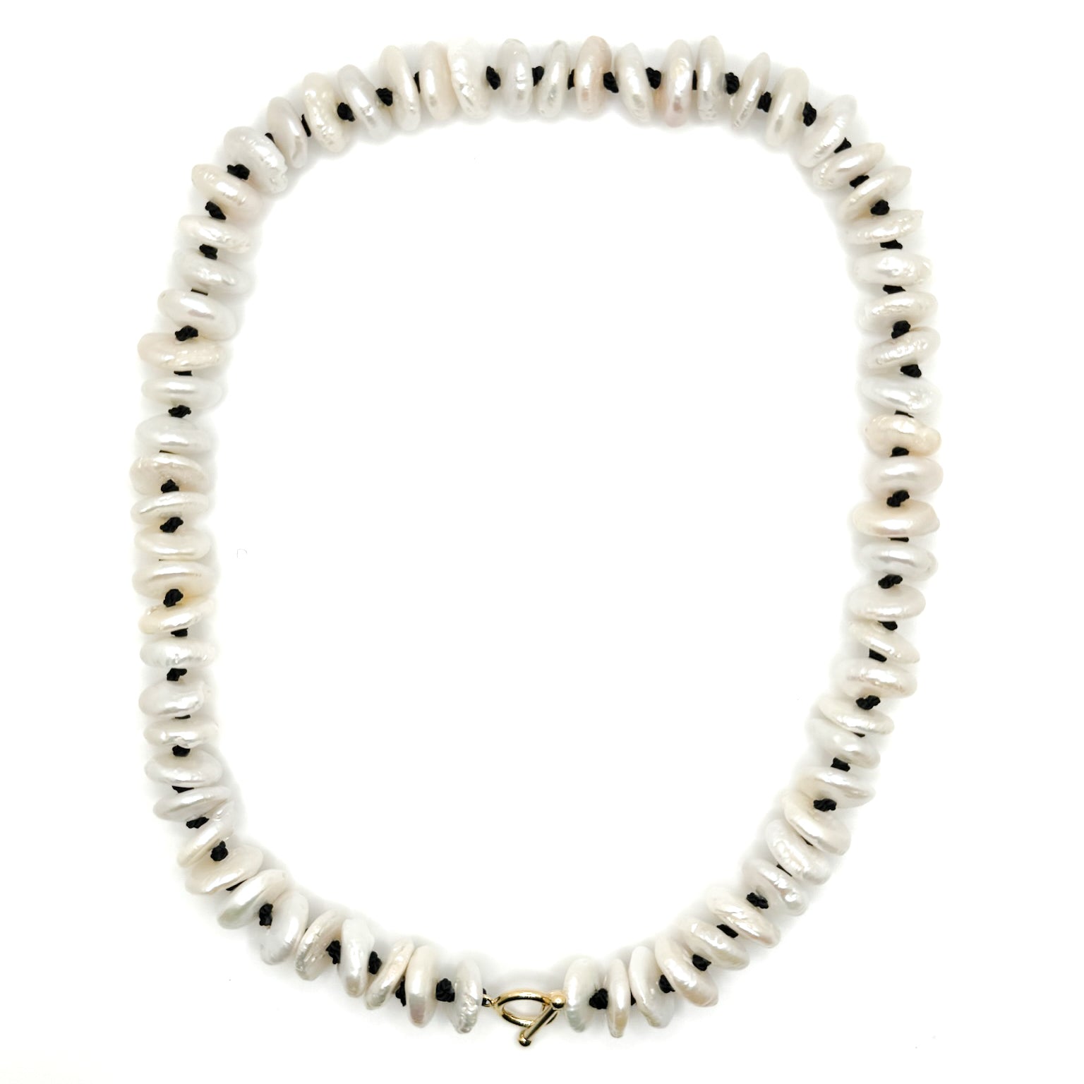 Natural White Pearl Mama Necklace